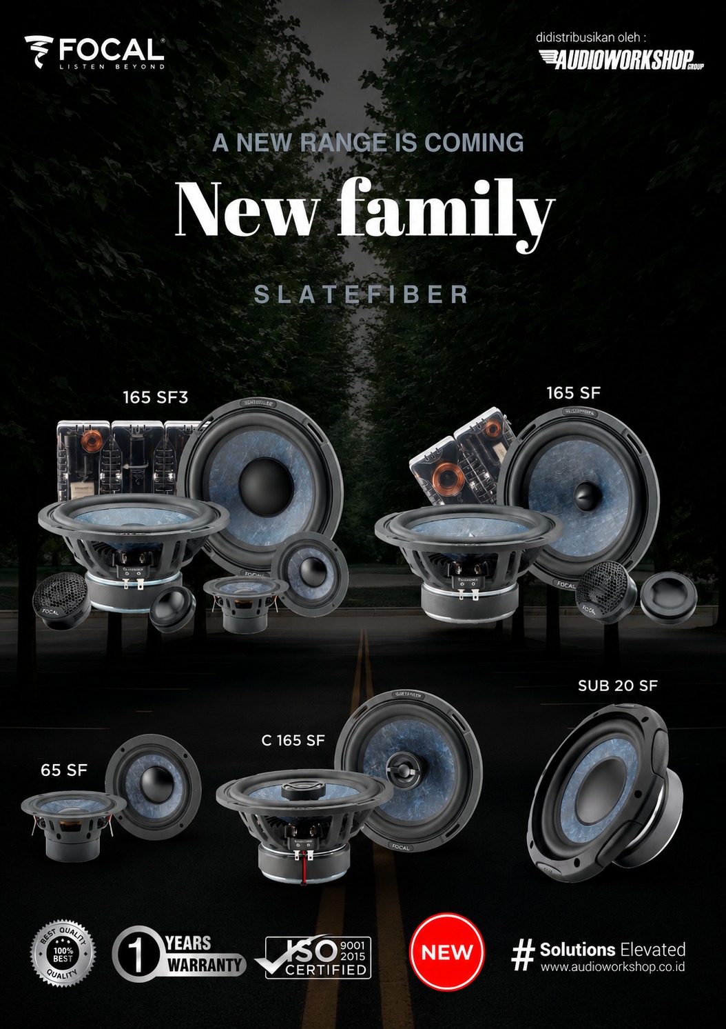 The Latest Generation of the Focal Series Slatefiber | Upgrade Your Car Audio with the Latest Cone Technology